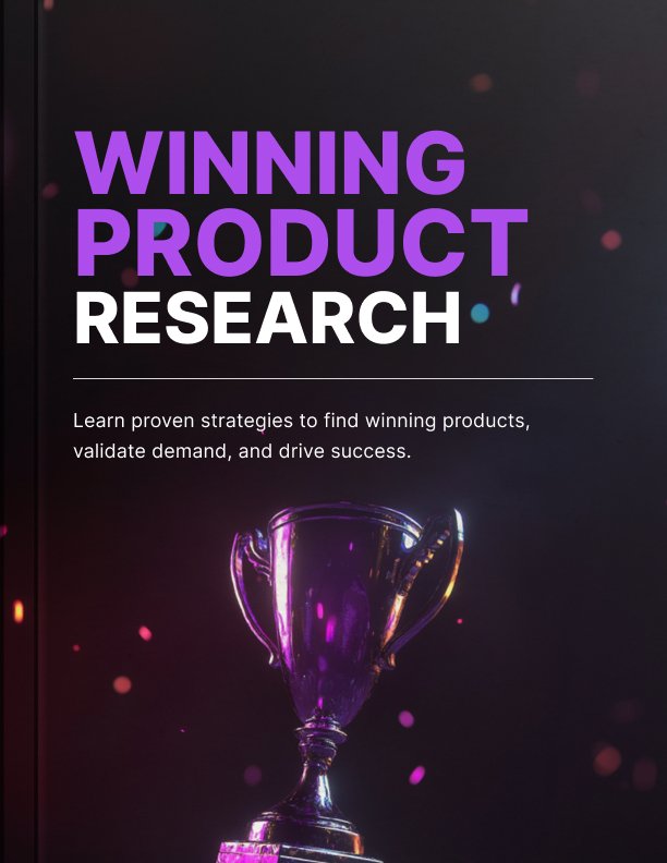 Winning Product Research Book